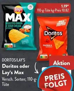 Aldi Süd DORITOS/LAY'S Doritos oder Lay's Max Angebot
