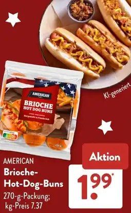 Aldi Süd AMERICAN Brioche Hot-Dog-Buns Angebot