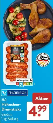 Aldi Süd BBQ Hähnchen Drumsticks Angebot