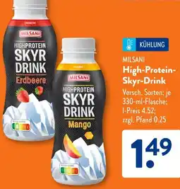 Aldi Süd MILSANI High-Protein Skyr-Drink Angebot