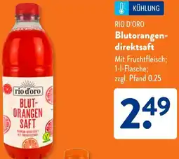 Aldi Süd RIO D'ORO Blutorangendirektsaft Angebot