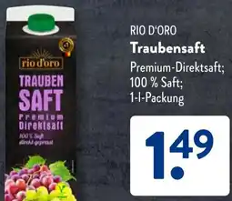 Aldi Süd RIO D'ORO Traubensaft Angebot