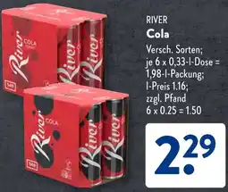 Aldi Süd RIVER Cola Angebot