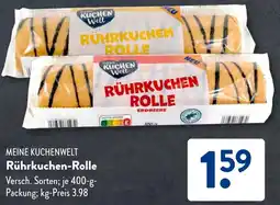 Aldi Süd MEINE KUCHENWELT Rührkuchen-Rolle Angebot