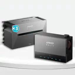 Netto Marken-Discount Anker SOLIX Power Dock mit Anker SOLIX Solarbank 3 E2700 Pro x3 Angebot