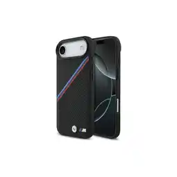 Netto Marken-Discount BMW M Tricolor Metal Logo mit Magnetfunktion Hülle iPhone 17 Air Angebot