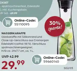 Möbel Buss WMF Wasserkaraffe Angebot