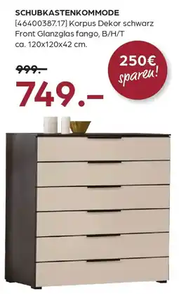 Möbel Buss Schubkastenkommode Angebot