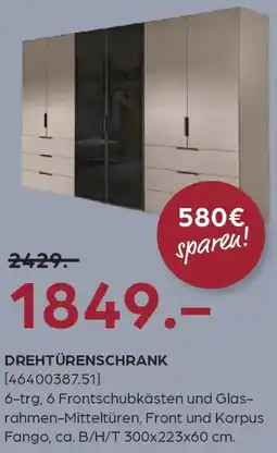 Möbel Buss Drehtürenschrank Angebot