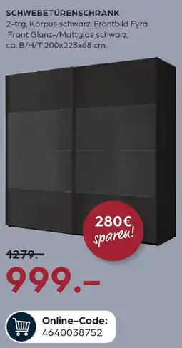Möbel Buss Schwebetürenschrank Angebot