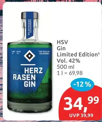 Hsv herz rasen gin limited edition