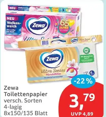 Zewa ultra senses mandelblüte