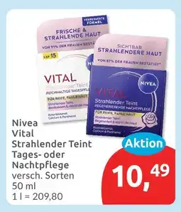 Budni Nivea vital strahlender teint reichhaltige tagespflege Angebot