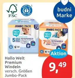 Budni Hallo welt junior premium windeln Angebot