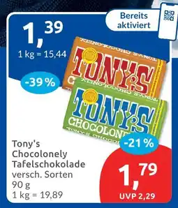 Budni Tony's chocolonely tafelschokolade Angebot