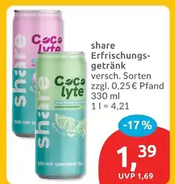Budni Share coco lyte limette-geschmack Angebot