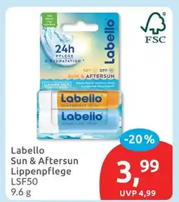 Budni Labello sun & aftersun lippenpflege lsf50 Angebot