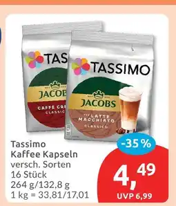 Budni Tassimo kaffee kapseln caffè crema classico Angebot