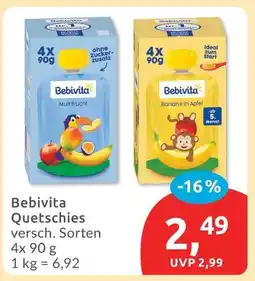 Budni Bebivita quetschies multifrucht Angebot