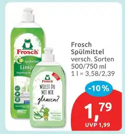 Budni Frosch spülmittel limone Angebot