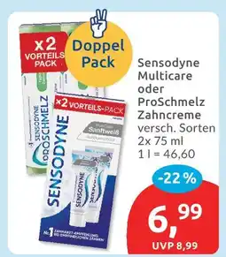Budni Sensodyne multicare zahncreme Angebot