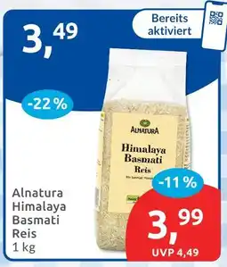 Budni Alnatura himalaya basmati reis Angebot