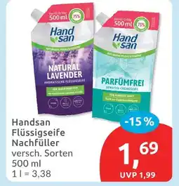 Budni Handsan natural lavender Angebot