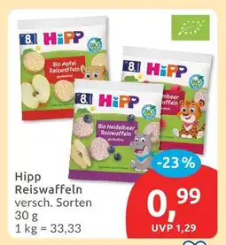 Budni Hipp bio apfel reiswaffeln Angebot