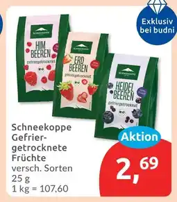 Budni Schneekoppe himbeeren gefriergetrocknet Angebot