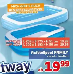CENTERSHOP Bestway Aufstellpool FAMILY Angebot