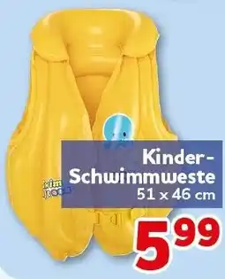 CENTERSHOP Kinder- Schwimmweste Angebot