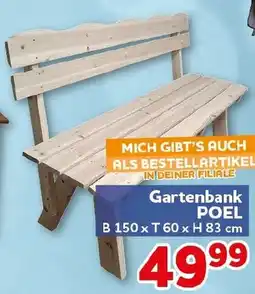 CENTERSHOP Gartenbank POEL Angebot