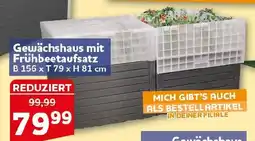CENTERSHOP Gewächshaus mit Frühbeetaufsatz Angebot