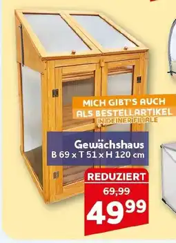 CENTERSHOP Gewächshaus Angebot