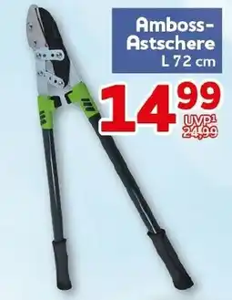 CENTERSHOP Amboss- Astschere L 72 cm Angebot