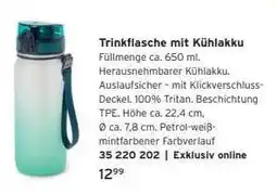 Tchibo Trinkflasche mit Kühlakku Angebot