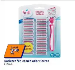 Action Soft Touch shaving system Angebot