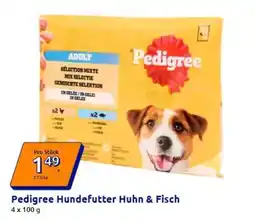 Action Pedigree Hundefutter Huhn & Fisch Angebot