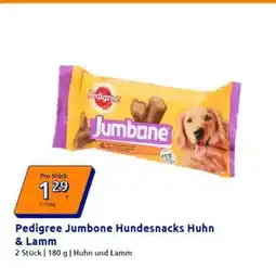 Action Pedigree Jumbone Hundesnacks Huhn & Lamm Angebot