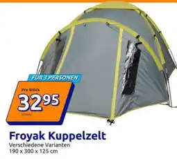 Action Froyak Kuppelzelt Angebot