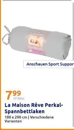 Action La Maison Rêve Perkal-Spannbettlaken Angebot