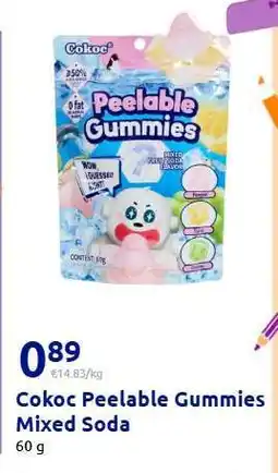 Action Cokoc Peelable Gummies Mixed Soda Angebot