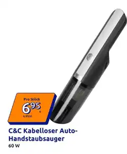 Action C&c kabelloser auto-handstaubsauger Angebot