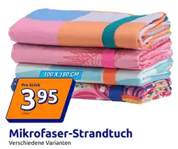 Action Mikrofaser-strandtuch Angebot