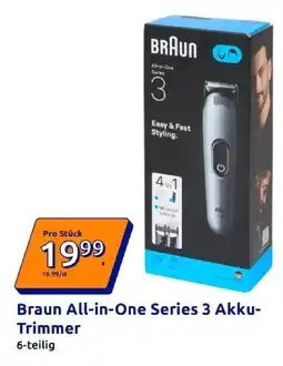 Action Braun all-in-one series 3 akku-trimmer Angebot