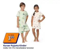 Action Kurzer pyjama kinder Angebot