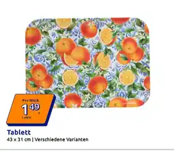 Action Tablett Angebot
