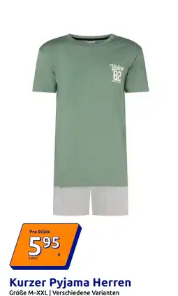 Action Kurzer pyjama herren Angebot