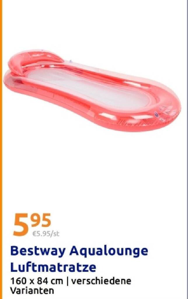 Bestway aqualounge luftmatratze Angebot bei Action