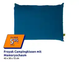 Action Froyak campingkissen mit memoryschaum Angebot